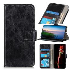  Xiaomi 13 5G Fodral Crazy Horse Retro L&auml;der Svart