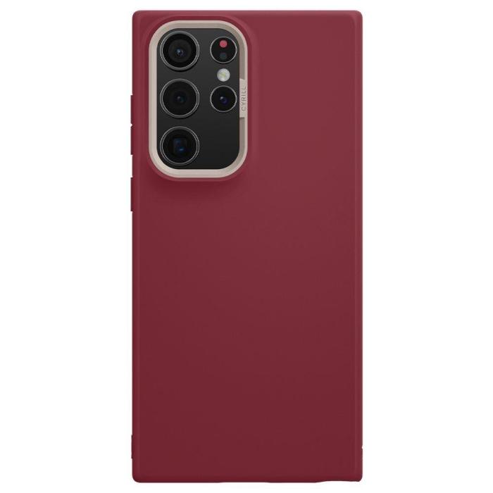 Bild 2, Spigen Spigen Cyrill Samsung Galaxy S22 Ultra Skal Color Brick Sangria Red