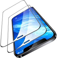  iPhone 12 - 2-Pack Helt&auml;ckande Sk&auml;rmskydd i H&auml;rdat Glas