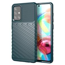  Samsung Galaxy A72 - Twill Textur Skal - Gr&ouml;n