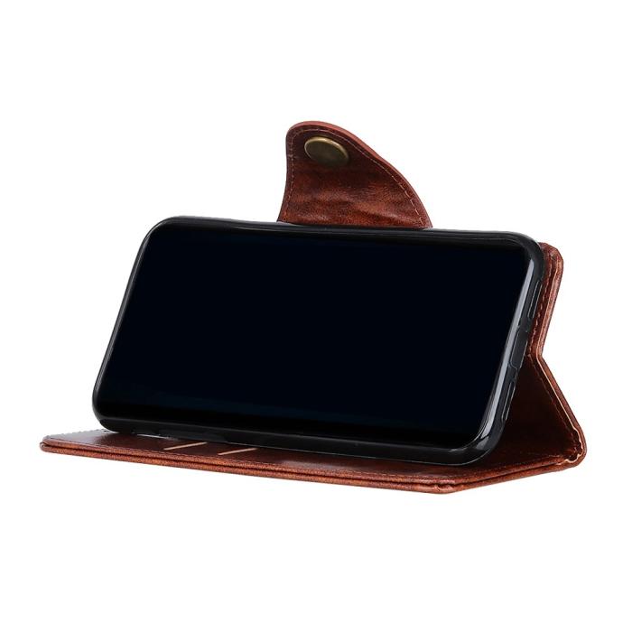 Bild 5, KHAZNEH Samsung Galaxy A72 - KHAZNEH Plånboksfodral - Brun