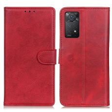  Xiaomi Redmi Note 11 Pro 5G Fodral Solid L&auml;der R&ouml;d