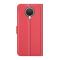  Nokia G10 / G20 Fodral Litchi Läder Röd
