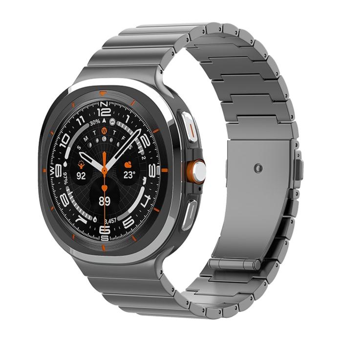 Bild 2,  Samsung Galaxy Watch 8 46/44/40 mm Armband Metall Grå