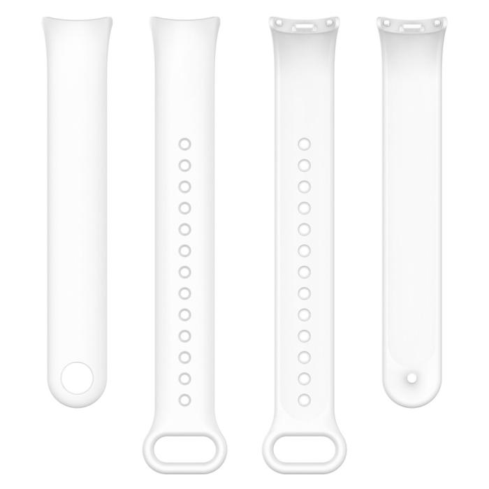 Bild 4,  Xiaomi Smart Band 10/9/8 Armband Solid Silikon Vit