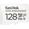 SanDisk SanDisk MicroSDXC 128 GB High Endurance Minneskort Inkl. Adapter