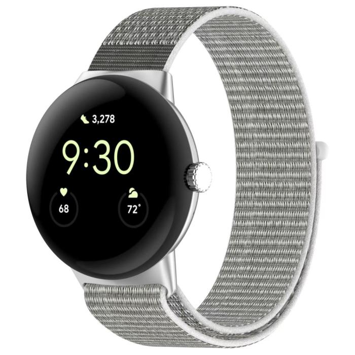 Bild 4,  Google Pixel Watch / Watch 2 Nylon Loop Armband Rosa