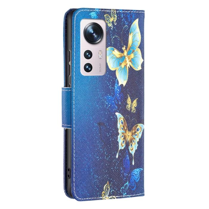 Bild 3,  Xiaomi 12 Fodral Med Tryck Guld Fjäril