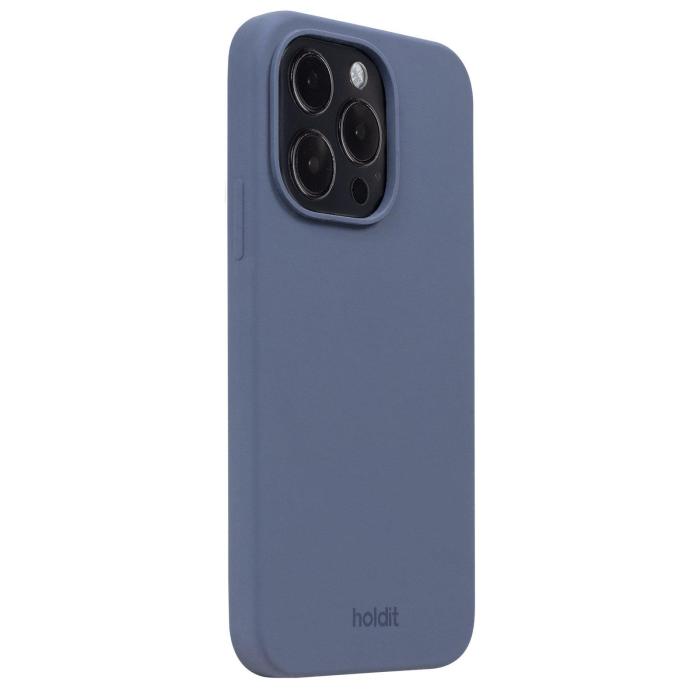 Bild 2, holdit holdit iPhone 15 Pro Mobilskal Silikon Pacific Blue
