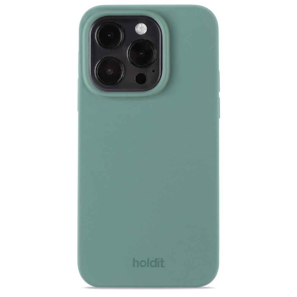 holdit holdit iPhone 15 Pro Mobilskal Silikon Moss Green
