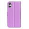  Samsung Galaxy A07 Fodral Litchi Läder Lila