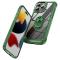 iPhone 16 Pro Max Skal Shockproof Ring Hybrid Grön