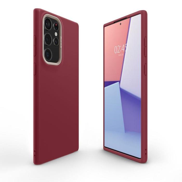 Bild 5, Spigen Spigen Cyrill Samsung Galaxy S22 Ultra Skal Color Brick Sangria Red