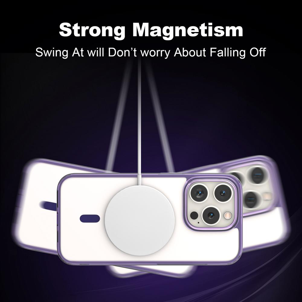 ColorPop ColorPop iPhone 15 Pro Max Skal CH MagSafe Transparent/Vit