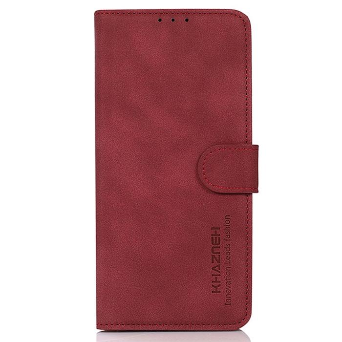 Bild 6, KHAZNEH KHAZNEH Samsung Galaxy S23 Ultra Fodral Läder Röd