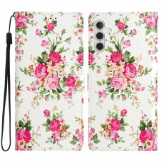  Samsung Galaxy S25 Plus Fodral Med Tryck Blommor