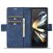 LC.IMEEKE LC.IMEEKE Galaxy Z Fold 5 Fodral RFID Läder Blå
