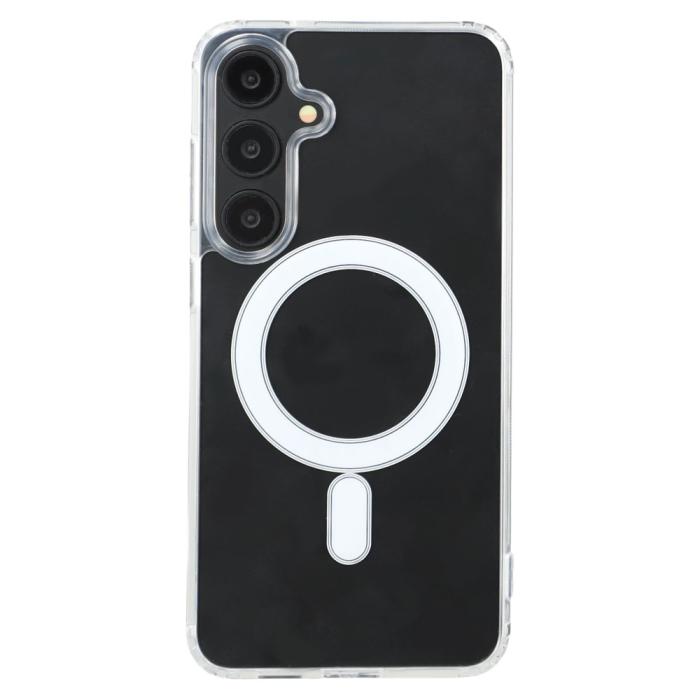 Bild 3,  Samsung Galaxy S25 Plus Skal MagSafe TPU / Akryl Transparent