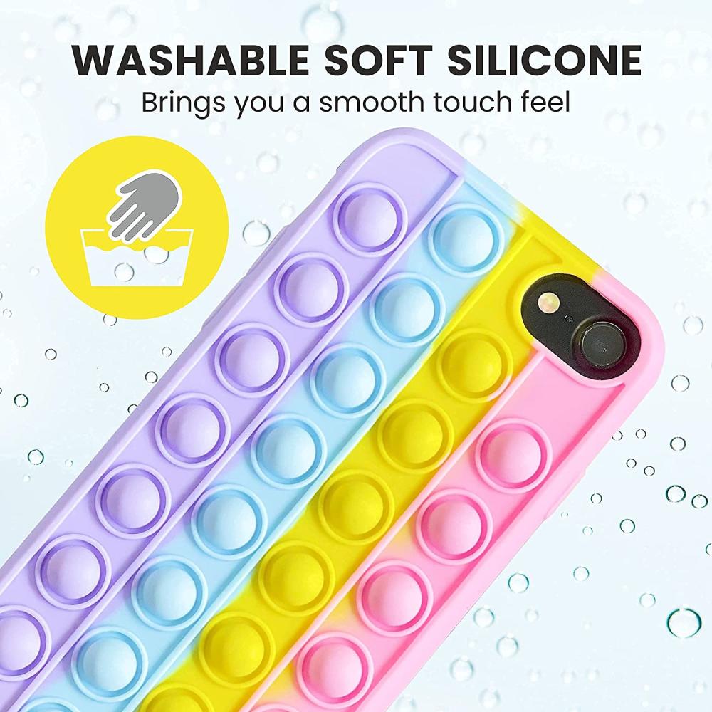  iPhone 6/7/8/SE (2020/2022) - Pop It Fidget Skal - Multicolor