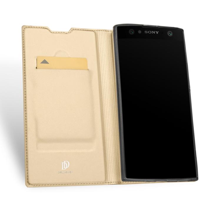 Bild 3, DUX DUCIS Sony Xperia XA2 Ultra - DUX DUCIS Plånboksfodral - Guld