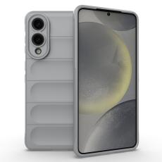  Samsung Galaxy S25 Edge Skal Magic Shield Ljus Gr&aring;