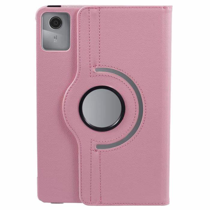 Bild 2,  Lenovo Tab M11 Fodral 360° Rotation Ljus Rosa