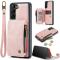 CASEME CASEME Galaxy S23 Plus Skal Med Magnetisk Plånbok Ljus Rosa