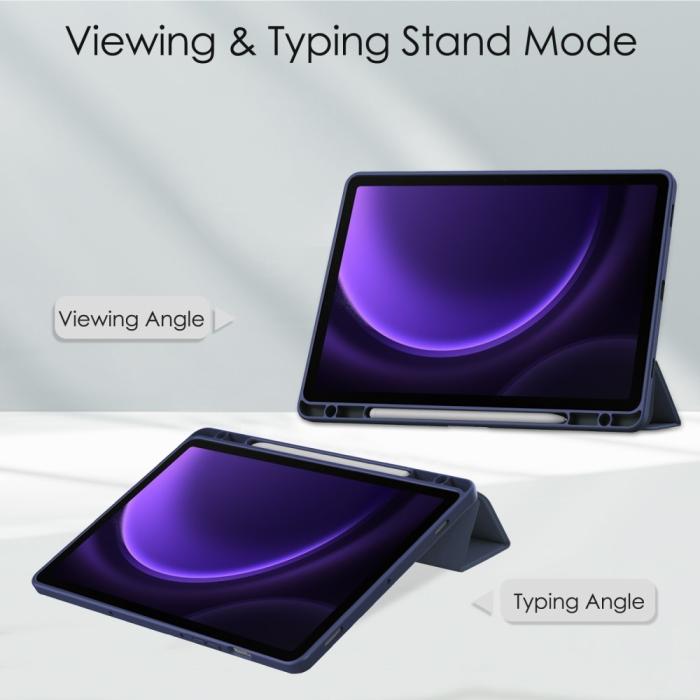 Bild 2,  Galaxy Tab S9 FE Fodral Hybrid Pennhållare Blå