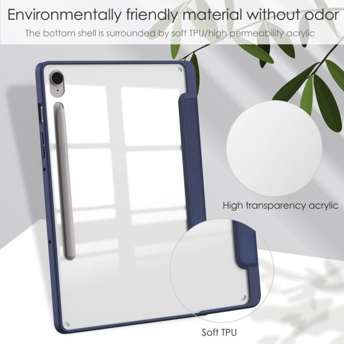 Bild 6,  Galaxy Tab S9 FE Fodral Hybrid Pennhållare Blå