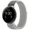  Google Pixel Watch / Watch 2 Nylon Loop Armband Vit