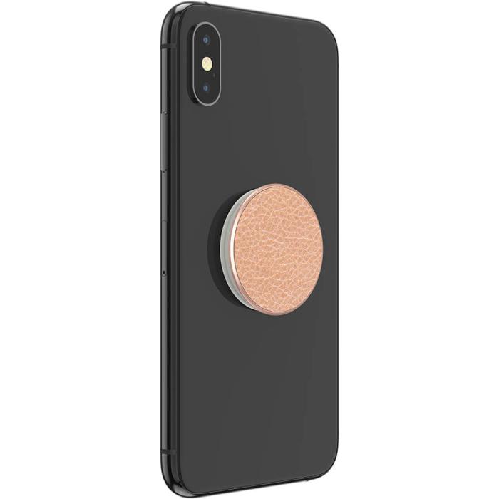 Bild 6, PopSockets PopSockets Avtagbart Grip med Ställfunktion Premium Pebbled Vegan Leather
