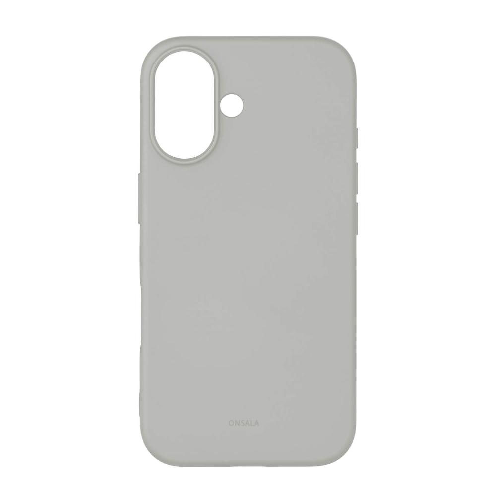 Onsala Onsala iPhone 16 Mobilskal Med Silikonkänsla Concrete