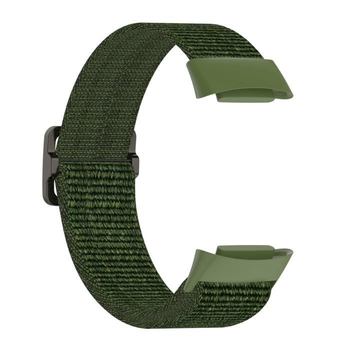 Bild 4,  Fitbit Charge 6 / 5 Armband Justerbart Nylon Grön