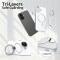  iPhone 16 Skal MagSafe Kickstand Hybrid Vit