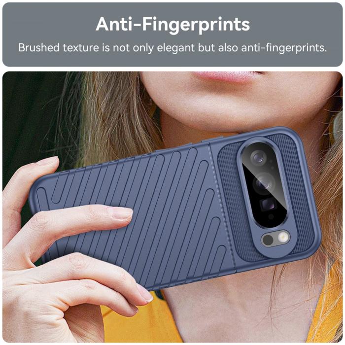 Bild 4,  Google Pixel 10 Pro XL Skal Twill Textur Blå
