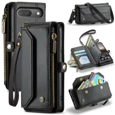 CASEME CASEME Google Pixel 10/10 Pro / 9/9 Pro Fodral L&auml;der Svart