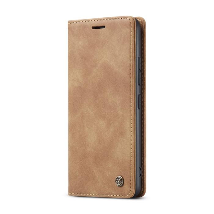 Bild 2, CASEME CASEME Xiaomi 14T Pro Fodral Flip Läder Brun