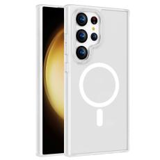  Galaxy S24 Ultra Skal MagSafe Skin Touch Vit