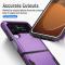  Samsung Galaxy Z Flip 4 Skal Heavy Armor Hybrid Lila