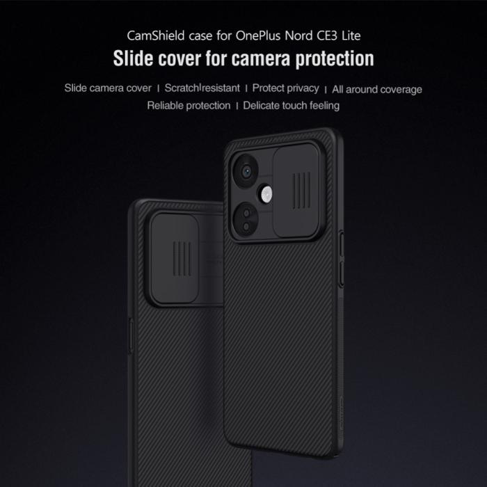 Bild 2, NILLKIN NILLKIN OnePlus Nord CE 3 Lite 5G Skal CamShield Pro Blå