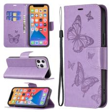  Xiaomi 13 Lite 5G Fodral Med Fj&auml;ril Tryck Lila