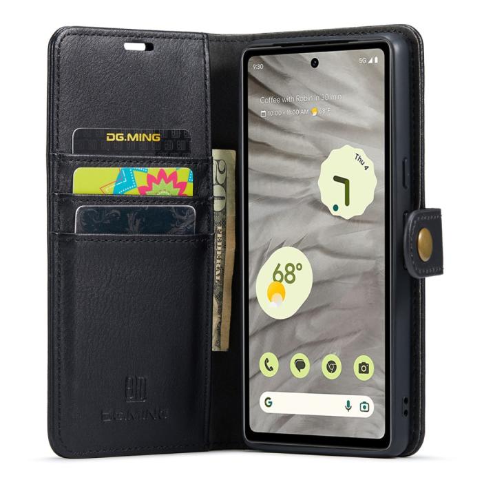 Bild 2, DG.MING DG.MING Google Pixel 7A 2in1 Magnet Fodral / Skal Svart