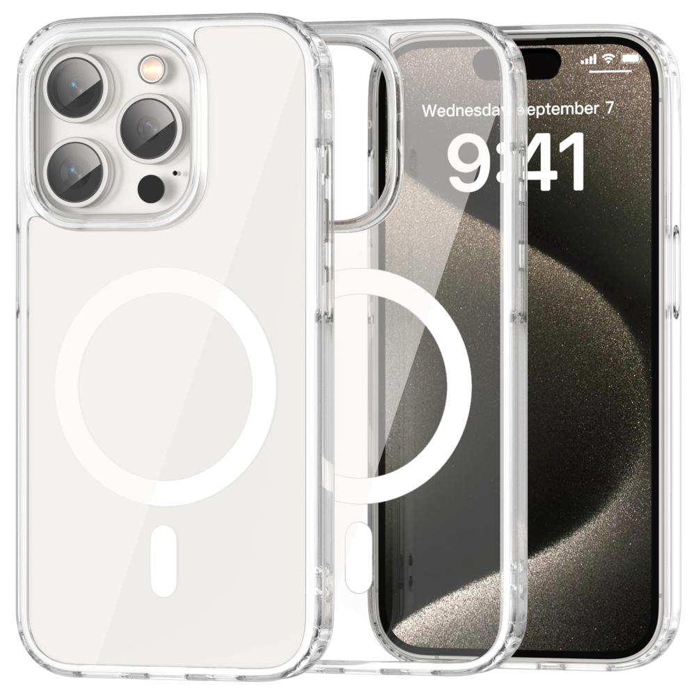 ColorPop ColorPop iPhone 15 Pro Skal CH MagSafe Transparent/Vit