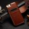  iPhone 7/8 Kortskal i PU-Läder - Brun