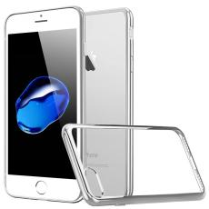  iPhone 7/8 Plus - F&auml;rgad TPU - Silver