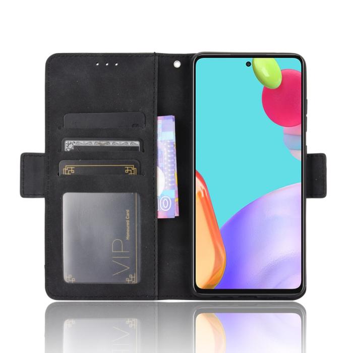 Bild 4,  Samsung Galaxy A72 - Fodral Med Avtagbart Kortfodral - Svart