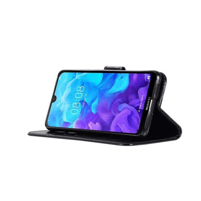 Bild 5,  Huawei Y5 (2019) - Plånboksfodral - Svart