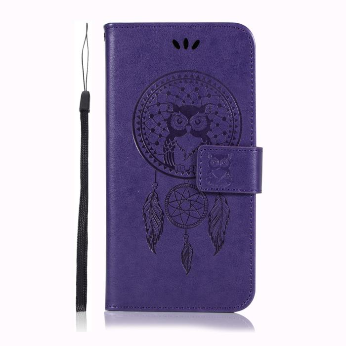 Bild 2,  Huawei Y5 (2019) - Dreamcatcher Plånboksfodral - Lila