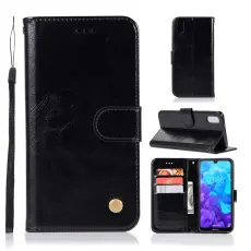  Huawei Y5 (2019) - Pl&aring;nboksfodral - Svart