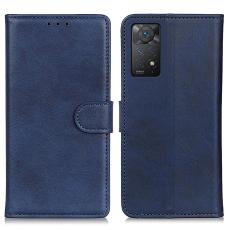  Xiaomi Redmi Note 11 Pro 5G Fodral Solid L&auml;der Bl&aring;